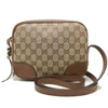 GUCCI GUCCI GG CANVAS BROWN CANVAS SHOULDER BAG (PRE-OWNED)