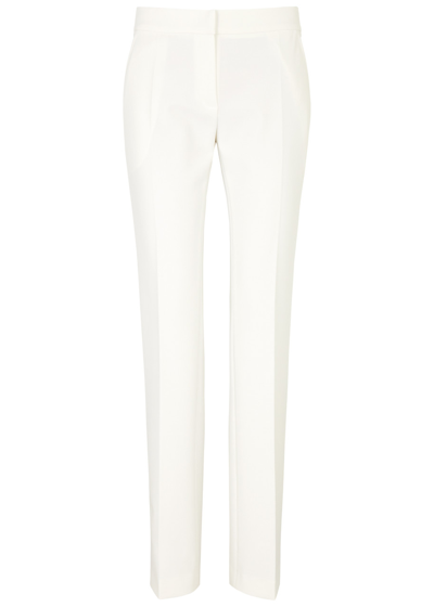 Nue Studio Slim-leg Twill Trousers In White