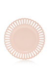 Moda Domus Balconata Creamware Dinner Plate In Pink