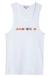 JW ANDERSON LOGO EMBROIDERED TANK