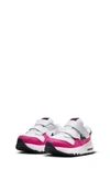 Nike Kids' Air Max Systm Sneaker In White/ Pink/ Pure Platinum