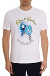 Robert Graham Pickleball Slap Short Sleeve T-shirt Tall In White