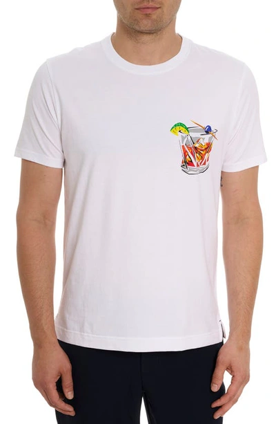 Robert Graham Serendipity Graphic T-shirt In White