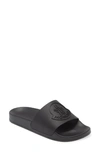 Moncler Petit Basile Rubber Slippers In Black