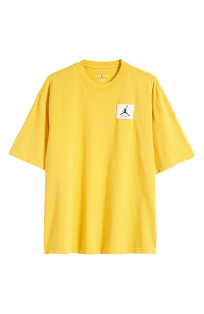 Jordan Men's  Flight Essentials Oversized T-shirt In Yellow/black