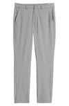 Mizzen + Main Helmsman Flat Front Stretch Chinos In Silver Filigree