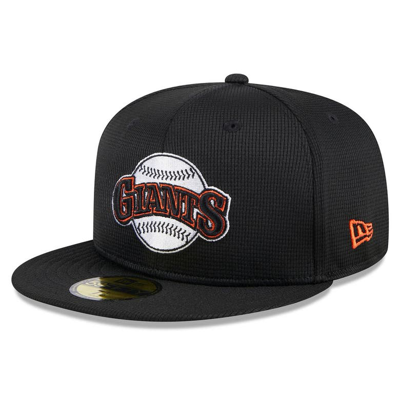New Era Black San Francisco Giants 2024 Batting Practice 59fifty Fitted Hat