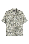 ALLSAINTS UNDERGROUND RELAXED FIT LEOPARD & CAMO RIPSTOP CAMP SHIRT