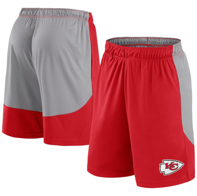 Fanatics Branded Red Kansas City Chiefs Big & Tall Team Logo Shorts