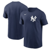 Nike Big Boys And Girls Navy Minnesota Twins 2024 City Connect Wordmark T-shirt In Navy