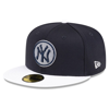 NEW ERA NEW ERA  NAVY NEW YORK YANKEES 2024 BATTING PRACTICE 59FIFTY FITTED HAT