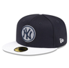 New Era Navy New York Yankees 2024 Batting Practice 59fifty Fitted Hat In Navy