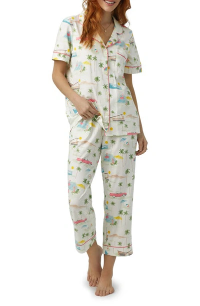 Bedhead Pajamas Classic Crop Pajamas In Welcome To Palm Springs