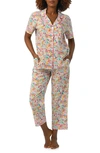 Bedhead Pajamas Classic Crop Pajamas In Classic Meadow