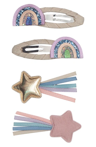 Mimi & Lula Kids' Assorted 4-pack Hair Clips In Multi