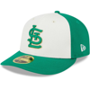 NEW ERA NEW ERA WHITE/GREEN ST. LOUIS CARDINALS 2024 ST. PATRICK'S DAY LOW PROFILE 59FIFTY FITTED HAT