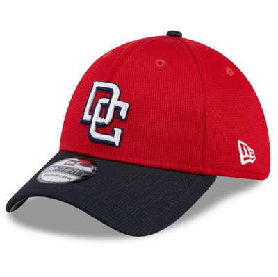 New Era Red Washington Nationals 2024 Batting Practice 39thirty Flex Hat