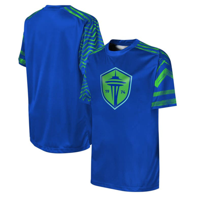 Outerstuff Kids' Youth Blue Seattle Sounders Fc Winning Tackle T-shirt