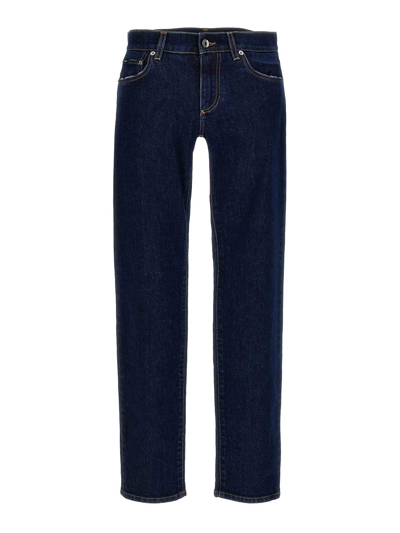 Dolce & Gabbana Skinny Jeans In Blue