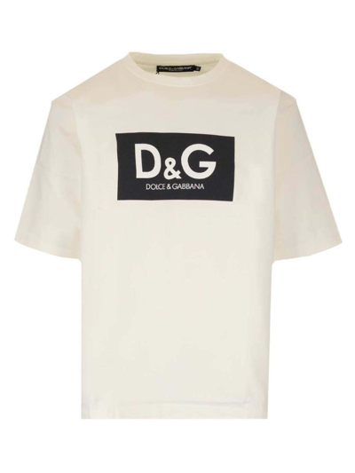 Dolce & Gabbana Dg T-shirt In White