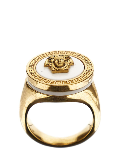 Versace Tribute Ring In Gold