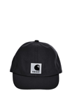 Sacai X Carhartt Wip Logo Cap In Black