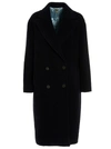 Maurizio Miri Double-breasted Maxi Coat With Button Closure In Blue