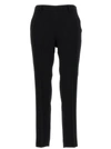 Alberto Biani Black Triacetate Trousers In Black
