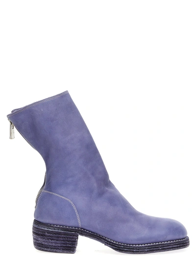 Guidi 788zx Ankle Boots In Purple