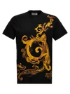 VERSACE JEANS COUTURE BAROQUE T-SHIRT BLACK