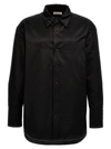 SAINT LAURENT SILK SHIRT SHIRT, BLOUSE BLACK