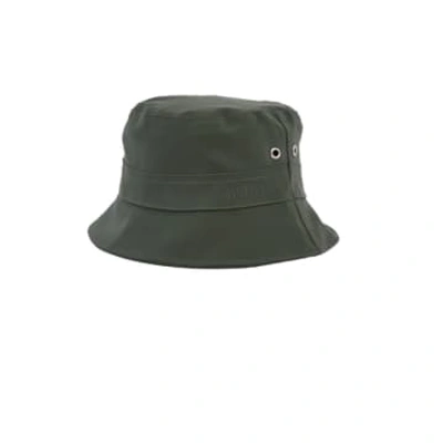 Stutterheim Beckholmen Matte Bucket Hat In Green