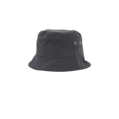 Stutterheim Beckholmen Bucket Hat In Charcoal