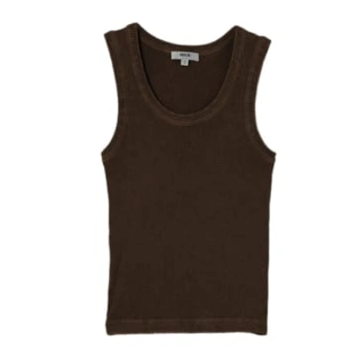 Agolde Tank Top For Woman A7056-1260 Bean In Brown