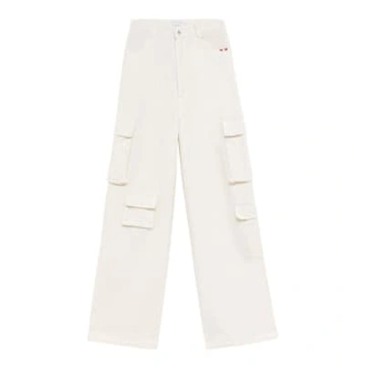 Amish Jeans For Woman Amd065p3200111 White