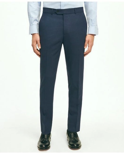 Brooks Brothers Explorer Collection Slim Fit Wool Suit Pants In Navy