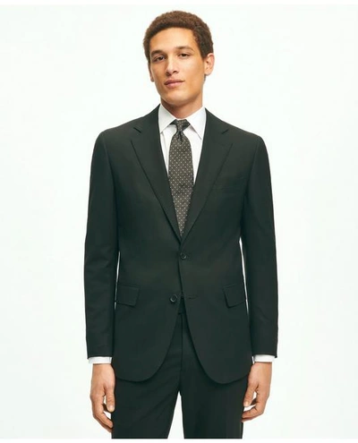 Brooks Brothers Explorer Collection Slim Fit Wool Suit Jacket | Black | Size 40 Short