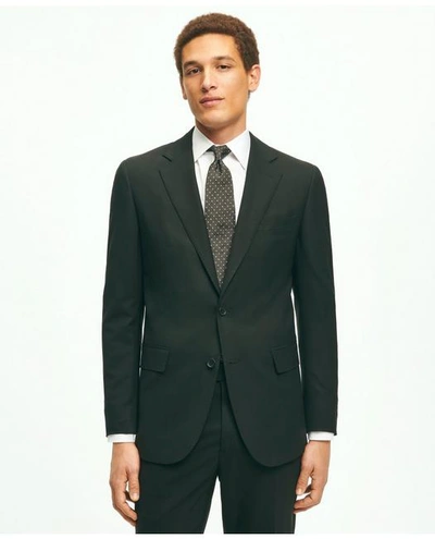 Brooks Brothers Explorer Collection Slim Fit Wool Suit Jacket In Black