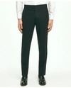 Brooks Brothers Explorer Collection Slim Fit Wool Suit Pants In Black