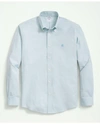 Brooks Brothers Stretch Cotton Non-iron Oxford Polo Button Down Collar Shirt | Marine Blue | Size Xs