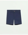 Brooks Brothers Boys Twill Shorts | Navy | Size 12 In Navy