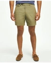 Brooks Brothers 7" Canvas Poplin Shorts In Supima Cotton In Medium Green