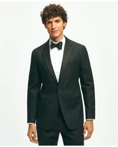 Brooks Brothers Classic Fit 1818 Archive-inspired Tuxedo In Irish Linen | Black | Size 48 Regular