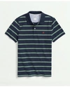 Brooks Brothers Golden Fleece Mutli Striped Polo In Supima Cotton | Navy | Size Small