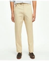 Brooks Brothers Slim Fit Canvas Poplin Chinos In Supima Cotton Pants | Natural | Size 32 32