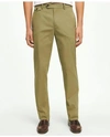 Brooks Brothers Slim Fit Canvas Poplin Chinos In Supima Cotton Pants | Medium Green | Size 32 34