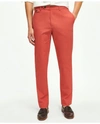 Brooks Brothers Slim Fit Canvas Poplin Chinos In Supima Cotton Pants | Red | Size 36 30