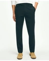 Brooks Brothers Slim Fit Canvas Poplin Chinos In Supima Cotton Pants | Navy | Size 40 32