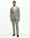 Brooks Brothers Classic Fit 1818 Houndstooth Suit In Linen-wool Blend In Grey