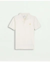 Brooks Brothers Kids'  Boys Pique Polo Shirt | White | Size Small
